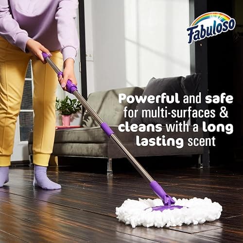 Fabuloso Multi-Purpose Cleaner, 2X Concentrated Formula, Floor Cleaner, Pineapple Scent, 56 fl oz thumbnail 2