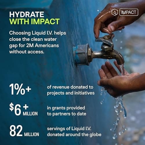 Liquid I.V. Hydration Electrolytes, Cotton Candy, 16 Count | Scientifically Formulated | Clinically Proven Hydration | No Artificial Sweeteners | Non-GMO | Vegan | Powder Drink Mix thumbnail 8