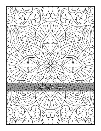 100 Amazing Patterns: An Adult Coloring Book with Fun, Easy, and Relaxing Coloring Pages thumbnail 7