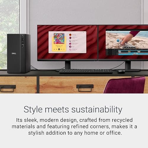Dell Tower Desktop ECT1250 - Intel Core Ultra 7-265 Processor, Intel UHD Graphics, 16GB DDR5 5600MT/s Memory, 1TB M.2 SSD, 3.0 SD Card Reader, Wired Keyboard and Mouse, Basic Onsite Service thumbnail 6