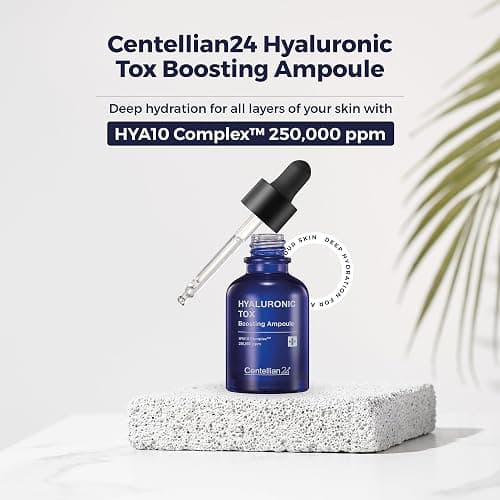 CENTELLIAN 24 Hyaluronic Tox Boosting Ampoule - Deep Moisturization & Hydration with Hyaluronic Acid 250,000 ppm & Panthenol (1.01 fl oz) by Dongkook Pharmaceutical thumbnail 2