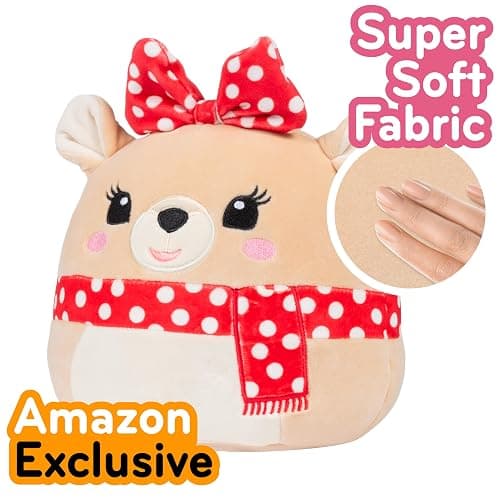 Squishmallows Original 8-Inch Clarice - Rudolph The Red Nosed Reindeer - Official Jazwares Christmas Plush - Collectible Soft & Squishy Stuffed Animal Toy - Gift for Kids, Girls & Boys thumbnail 2