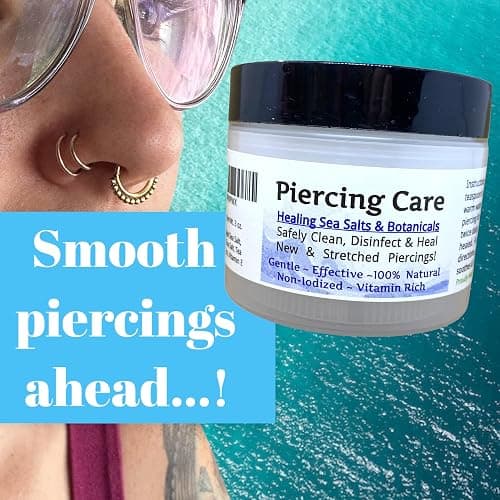 Urban ReLeaf Piercing Care - Healing Sea Salt & Botanical Aftercare - Safely Clean & Heal New & Stretched Piercings - 1 (3 Ounce) thumbnail 5