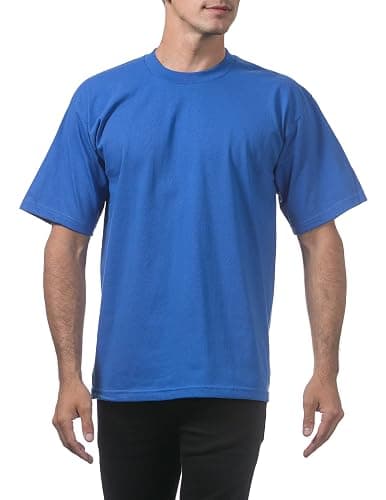 Pro Club Men's Heavyweight Cotton Short Sleeve Crew Neck T-Shirt thumbnail 5