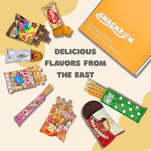 SNACKZON 39-Piece Assorted Japanese Korean Snacks Gift Set - Sweet & Savory Assortment from Japan, Korea & More thumbnail 4