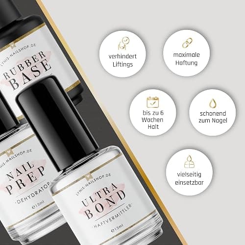 Primer HAFTUNGS-Set für TROCKENE/SPRÖDE Nägel für wenige Liftings mit Ultra Bond, Dehydrator & Perfect Flex für Kunstnägel · Lynis-Nailshop.de thumbnail 3