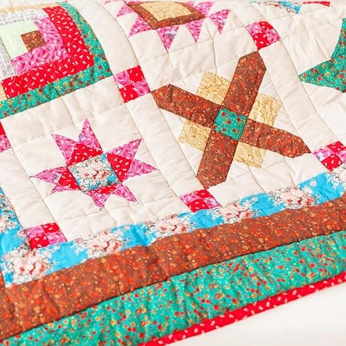 200 Pcs 4" x 4" (10cm x 10cm) Cotton Craft Fabric Bundle Squares,Sewing Scrapbooking Quilting Dot Pattern,DIY Patchwork Fabric Sets for Craft Cloths Handmade Accessories thumbnail 7