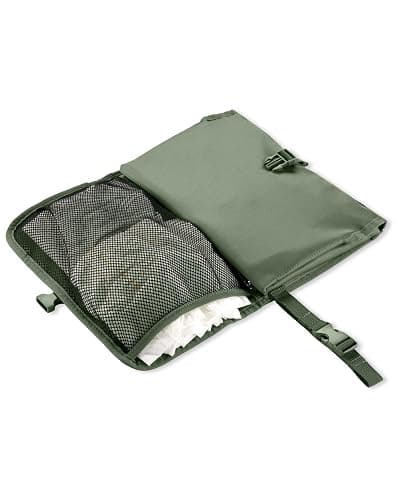 Skip Hop Pronto Signature Portable Changing Mat, Dark Sage, Easy Clean and Travel Friendly thumbnail 5