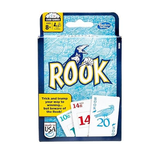Hasbro Gaming Rook Card Game | Family Games for Kids, Teens, and Adults | 2 to 6 Players | Bidding and Trick-Taking Games | Fun Summer Activities | Vacation Travel Essentials | Ages 8+ - Image 1