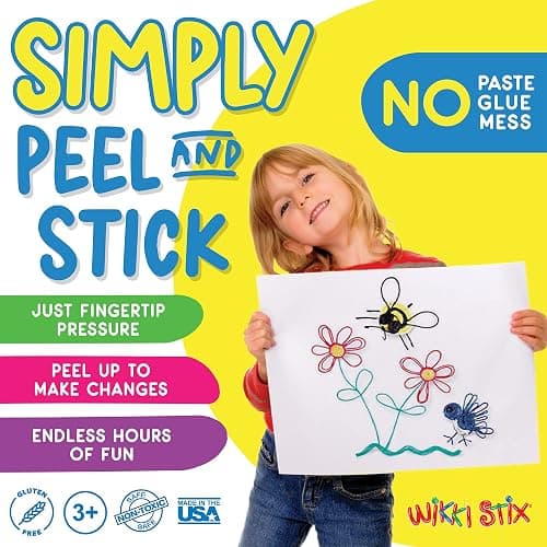Wikki Stix Big Count Box, 468 13 Colors in Cool Storage Box with a 12 Page idea Booklet, Made in The USA thumbnail 4