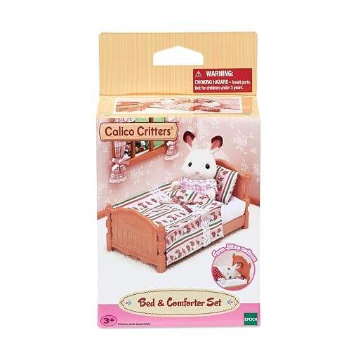 Calico Critters Bed & Comforter Set - Dollhouse Furniture and Accessories thumbnail 5