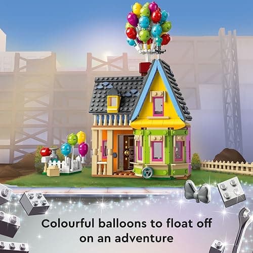 LEGO Disney and Pixar ‘Up’ House, Classic Disney Celebration Building Toy Set for Kids and Movie Fans Ages 9 and Up, A Fun Gift for Fans and Anyone Who Loves Creative Play, 43217 thumbnail 4