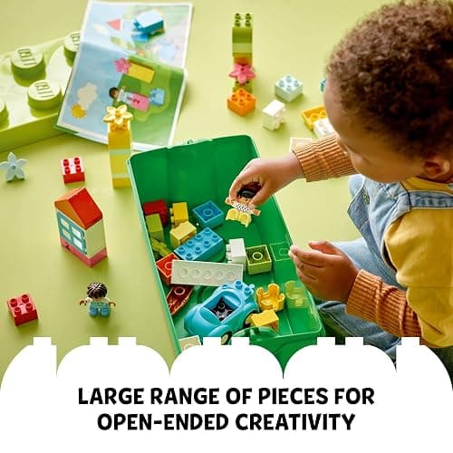 LEGO DUPLO Classic Brick Box Building Blocks - Stacking Toys for Toddlers, Ages 1.5+ Years - Learning & Educational Toys for Preschool - Develop Fine Motor Skills - Gift for Christmas - 10913 thumbnail 4