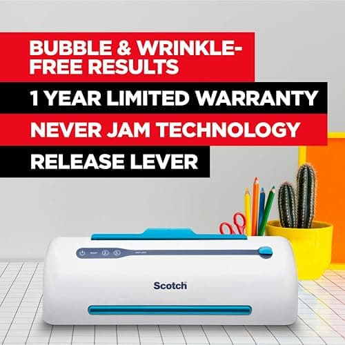 Scotch Thermal Laminator, 2 Roller System for a Professional Finish, Use for Home, Office or School, Suitable for use with Photos (TL906) thumbnail 2