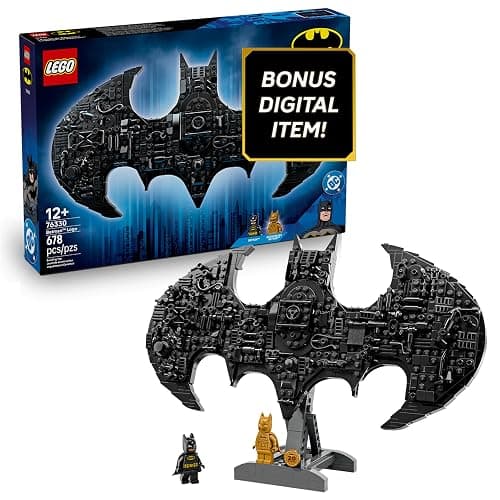 LEGO DC Batman: Batman Logo 76330 | Building Toys for Boys & Girls, Ages 12+, Collectible Batman Display, Bedroom or Book Shelf Decor, 678 Pieces, Gift for Fans - Image 1