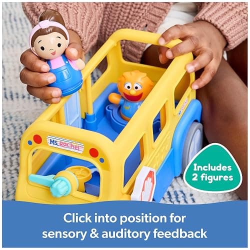 Ms. Rachel Official My First Learning Electronic School Bus with 2 Figures, Music & Sounds, Educational Toys & Toddler Toys for Girls & Boys Ages 1-3+ thumbnail 5
