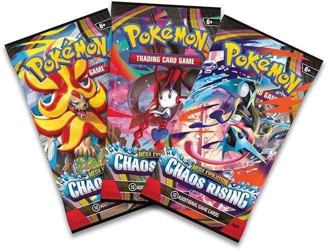 Pokémon TCG: Mega Evolution—Chaos Rising Triple Pack (1 Foil Promo Card & 3 Booster Packs) thumbnail 3