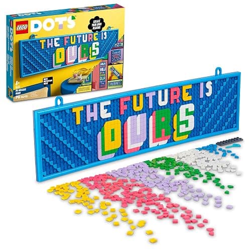 LEGO DOTS Big Message Board 41952 DIY Craft Decoration Kit; A Customizable Canvas Designed for Kids Aged 8+ (943 Pieces) - Image 1