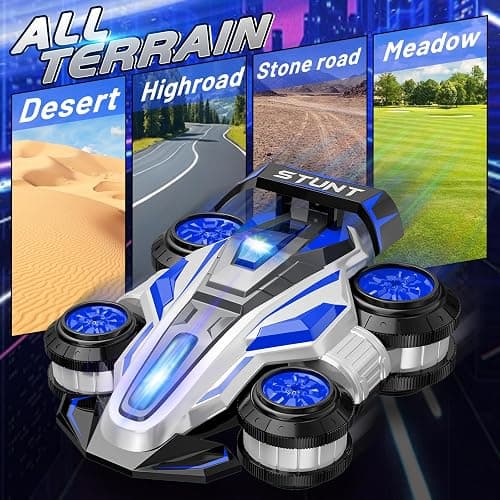ZSYMIMRC High-Speed Drift RC Stunt Deformation Car, 360-Degree Rotating Transforming RC Car, Birthday Gift for Boys and Girls Aged 6-16 thumbnail 4