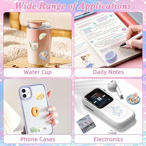 800Pcs Cute Scrapbook Stickers Travel Y2k Japanese Sticker Book for Adult Kawaii Korean Stickers for Journaling Heisei Retro Aesthetic Sticker Manga Style Decor for DIY Craft Junk Journal Gifts Memory thumbnail 6