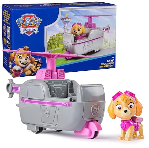 Paw Patrol, Skye’s Helicopter, Toy Vehicle with Collectible Action Figure, Sustainably Minded Kids Toys for Boys & Girls Ages 3 and Up - Image 1