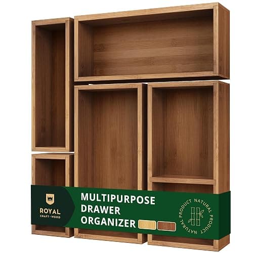 ROYAL CRAFT WOOD Premium Carbonized Bamboo Sticky Note Holder – Elegant & Durable Post-It Note Dispenser for Office Desk Organization - Image 1