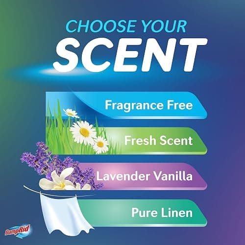DampRid Refillable Moisture Absorber, 11 oz., 6-Pack – Fresh Scent Moisture Absorbers, 10% More Absorbing Power*, Eliminates Musty Odors for Fresher, Cleaner Air thumbnail 8