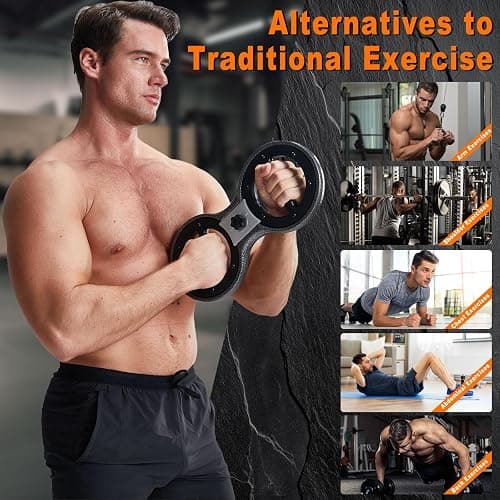 HOTWAVE Burn Machine Plus – Upgraded 360° Rotating Shoulder Machine, Arm Trainer with Enlarged Inner Ring, Heavy-Duty Steel Build, Portable Home Gym Equipment for Full Body Workout & Boxing Training thumbnail 4