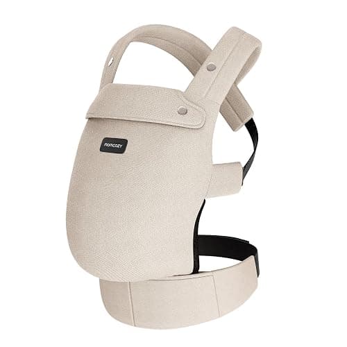 Momcozy Baby Carrier Newborn to Toddler - Ergonomic, Cozy and Lightweight Infant Carrier for 7-44lbs, Effortless to Put On, Ideal for Hands-Free Parenting, Enhanced Lumbar Support, Khaki thumbnail 8
