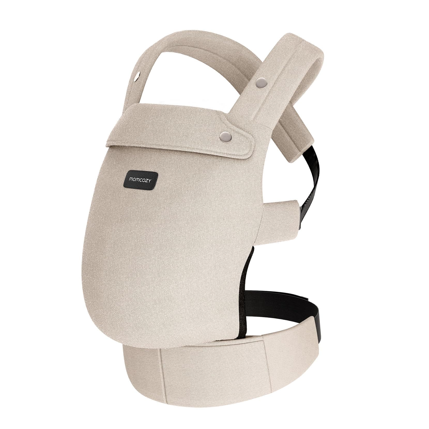 Momcozy Baby Carrier - Ergonomic, Cozy and Lightweight Carrier for 7-44lbs, Effortless to Put On, Ideal for Hands-Free Parenting, Enhanced Lumbar Support, Purehug for Infant to Toddler, Khaki thumbnail 8