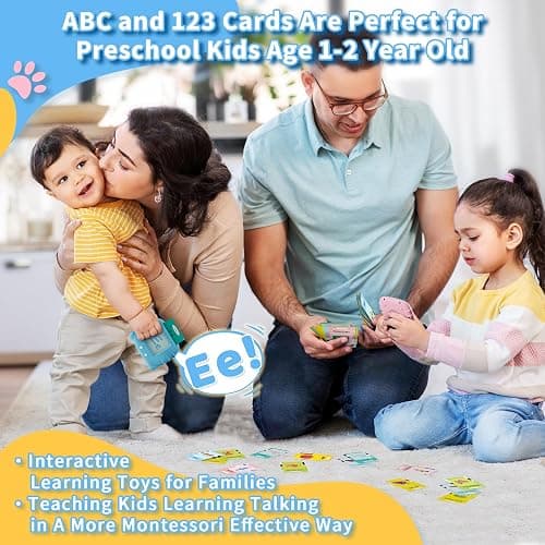 Aullsaty Toddler Toys Talking Flash Cards for 1 2 3 4 5 6 Year Old Boys and Girls, Autism Sensory Toys for Autistic Children, Learning Educational Montessori Speech Therapy 248 Sight Words Kids Gifts thumbnail 6