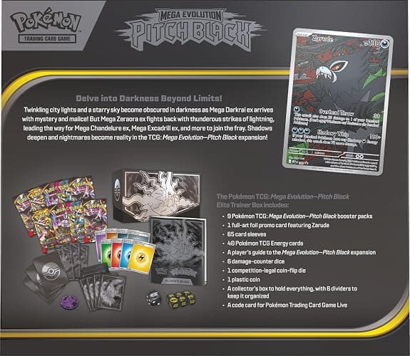 Pokémon TCG: Mega Evolution—Pitch Black Elite Trainer Box thumbnail 2