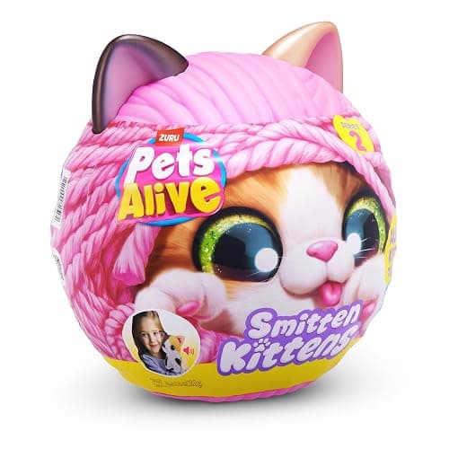 Pets Alive Smitten Kittens Series 2 (Ragdoll) by ZURU – Interactive Plush Cat Toy with 10 Sounds, Surprise Unboxing, Soft Collectible Pet for Ages 3+ thumbnail 4