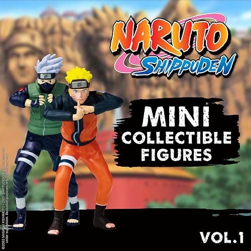 P.M.I. Naruto Shippuden Collectible Mini Figures 6 Pack Deluxe Box | Anime Action Toy Set Featuring Team 7 Ninjas, Akatsuki, Legendary Sannin & Rare Shinobi (Assortment A) thumbnail 2