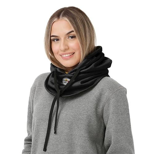 NFL Team Logo Team Color Drawstring Winter Cap Hooded Gaiter Balaclava Face Cover thumbnail 4