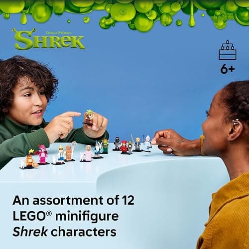 LEGO Minifigures Shrek Series 6-Pack 66815 | Mystery Box Set, 6 Collectible Shrek Toys, Boys & Girls, Ages 6+, Pretend Play, Kids Bedroom or Desk Decor, Party Favor thumbnail 3
