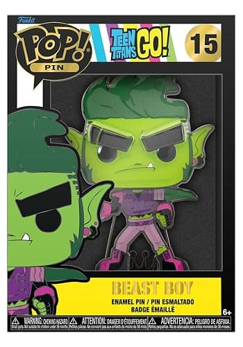 Funko Pop! Sized Pin DC: Teen Titans - Beast Boy thumbnail 3