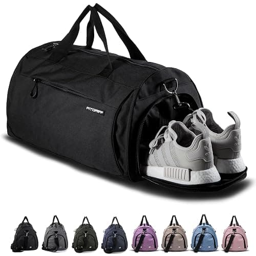 Fitgriff® Gym Bag for Men & Women with Shoe & Wet Compartment - Duffle Bag for Travel, Sports, Fitness & Workout - Image 1