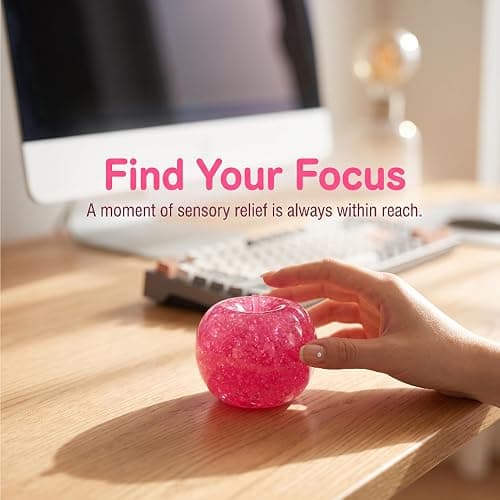 Slush Apple Squishy, Clear Apple Shaped Stress Ball, Soft Slow‑Rise Slush Fidget Ball, Squeeze Toy for Adult (Green 1PCS) thumbnail 3