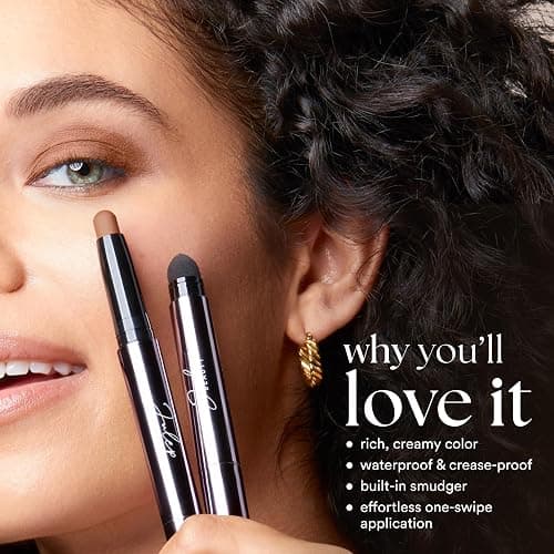 Julep Eyeshadow 101 Cream-to-Powder Waterproof Shadow Stick – Champagne Shimmer – Long-Lasting, Crease-Proof, Medium Golden-Beige Shimmer Cream Eyeshadow with Built-in Smudger thumbnail 4