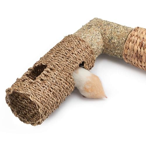 Niteangel Creative & Composable Hamster Tunnel - DIY & Build Unique Tube Burrow as Hideout for Small Sized Animals Like Hamsters Mouse Gerbils Mice (7.5-inch L - HC) thumbnail 7