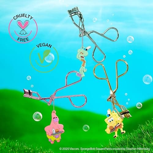 wet n wild Eyelash Curler & Charm, Gentle Silicone Cushion Pad, Curls & Lifts Lashes – Squidward thumbnail 4