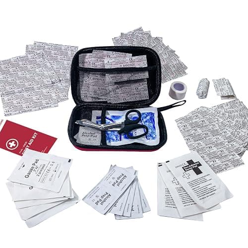 @AL21 All-Purpose First Aid Kit 184 Pieces, Emergency Kit for Home, Travel, Car, Business, Worksite and Office, Portable Emergency Supplies for Minor Cuts, Scraps, Sprains & Burns thumbnail 2