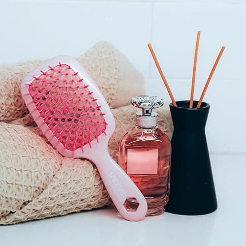 FHI Heat UNbrush Detangling Brush for Pain-Free Brushing on All Wet or Dry Hair Types — Durable DuoFlex Anti-Static Bristles, Lightweight Handle, Vented Hair Brush thumbnail 9