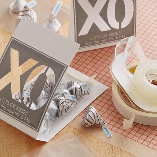 HERSHEY'S HUGS & KISSES Milk Chocolate and White Creme Candy Family Pack, 15.6 oz thumbnail 6
