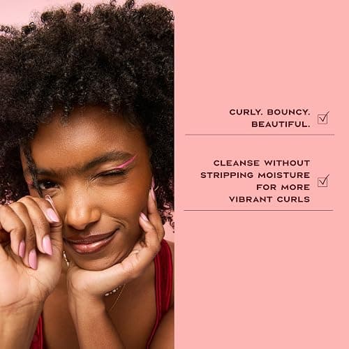 Shea Moisture Coconut & Hibiscus Shampoo for Curly Hair Hydrating 24oz | For curly hair - instantly hydrates, defines, and boosts shine with Coconut Oil, Neem Oil, and Silk Protein. thumbnail 5