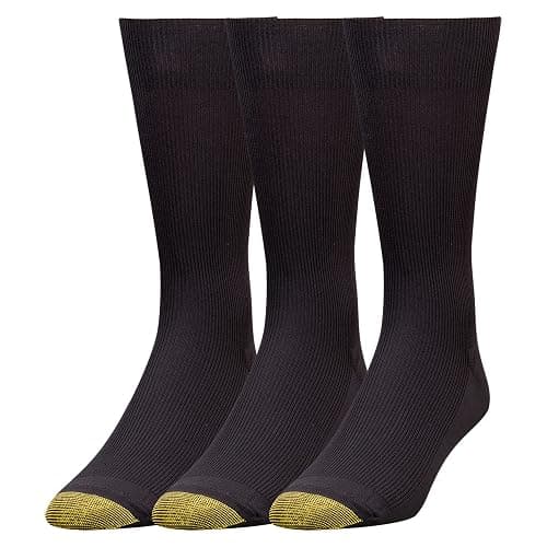 GOLDTOE Men's Metropolitan Crew Dress Socks, 3-Pairs - Image 1