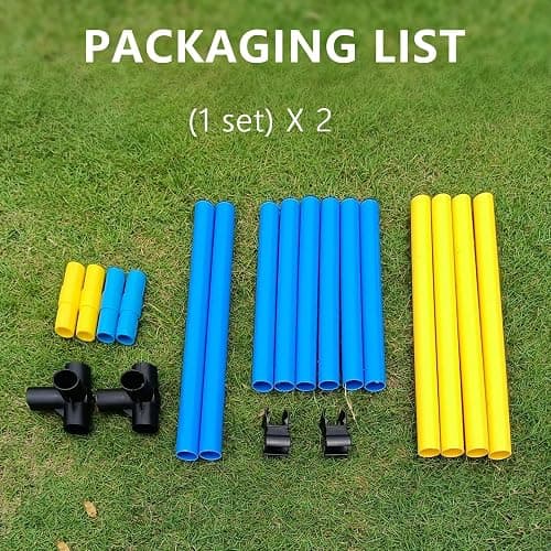 MAICOBI Dog Jump Hurdles Training Equipment,Indoor or Ourdoor,Dog Agility Training Equipment,Jump Obstacle Course for Dogs Outdoor, Playground Equipment,Carrying Bag (2 Sets) thumbnail 5