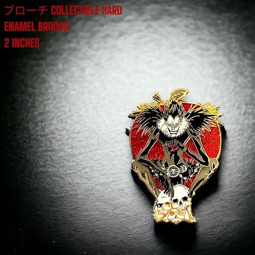 Ryuk Enamel Pins - Japanese Anime Ryuk & Kira Pins - Keychain & Merch thumbnail 3