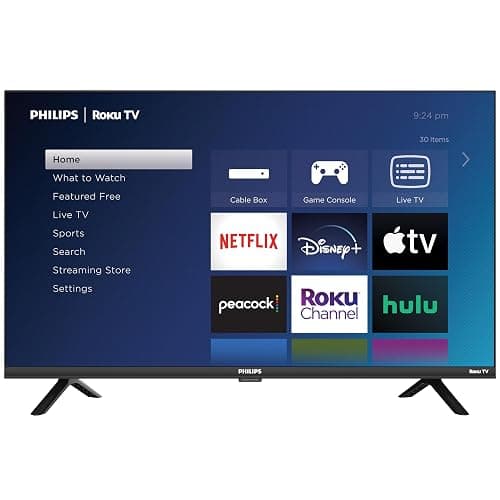 Philips Roku TV 32" HD 720p LED-LCD Smart TV (32PFL4674/F7), Alexa Compatible - Image 1